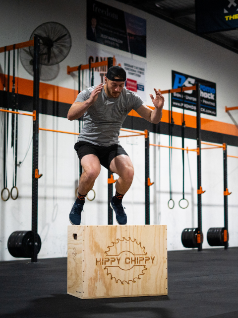 Plyometrics box for CrossFit, HIIT, gym training equipment